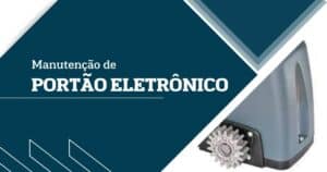 Manutenção de portão eletrônico